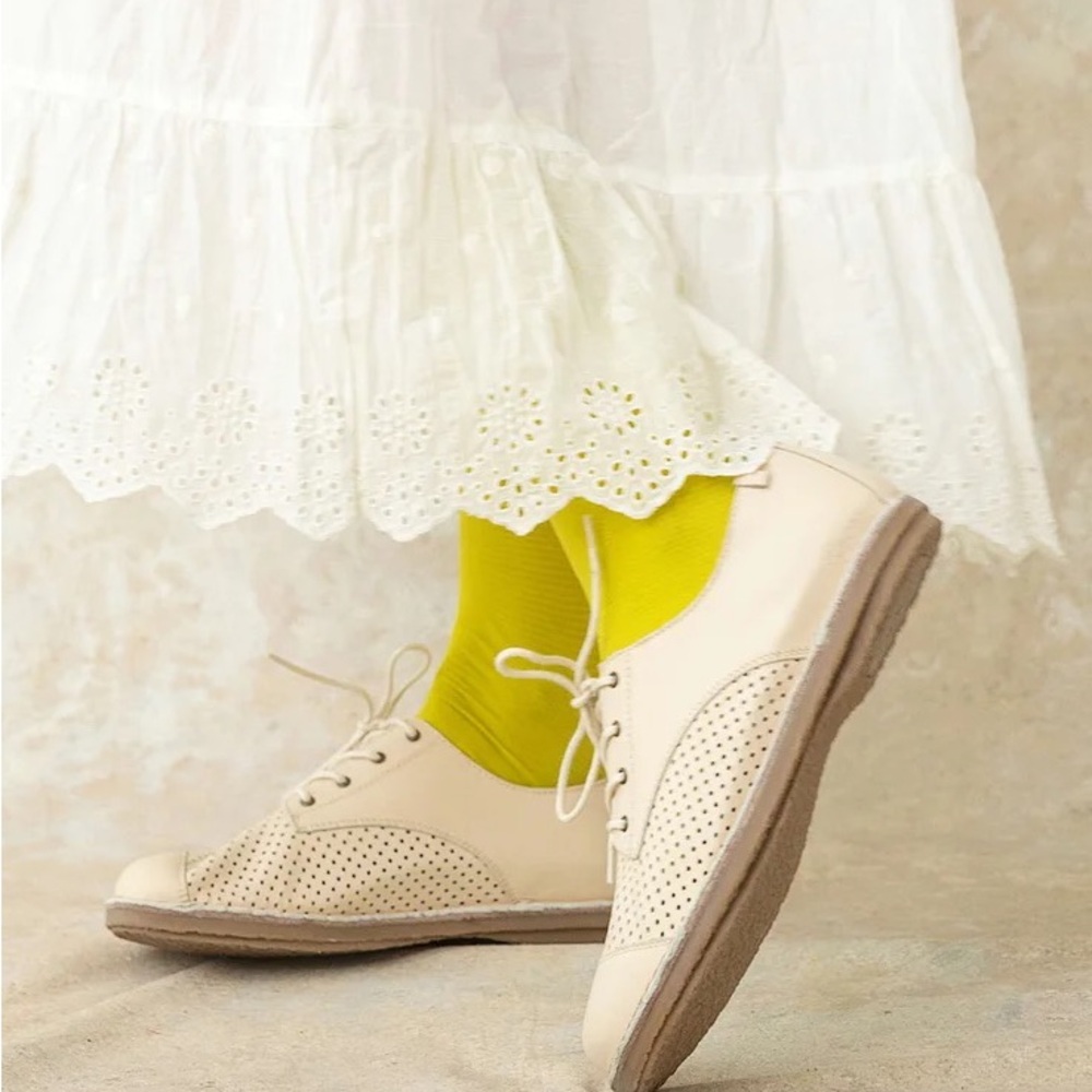 Gudrun Sjoden Beige Lace-Up Nappa Shoes